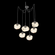 Nova Round 6pc Swag Multi-Pendant (Bulb) (1289|SCB0064-06-GP-A-C01-E2)
