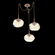 Nova Round 3pc Swag Multi-Pendant (Bulb) (1289|SCB0064-03-NB-A-C01-E2)