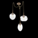 Cosmos Round 3pc Swag Multi-Pendant (Bulb) (1289|SCB0065-03-NB-C-C01-E2)