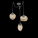 Cosmos Round 3pc Swag Multi-Pendant (Bulb) (1289|SCB0065-03-GP-B-C01-E2)