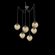 Aster Round 6pc Swag Multi-Pendant (Bulb) (1289|SCB0062-06-GP-B-C01-E2)