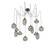 Misto Round 12pc Swag Multi-Pendant (1289|SCB0048-12-MB-OS-C01-E2)