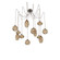 Misto Round 12pc Swag Multi-Pendant (1289|SCB0048-12-FB-OB-C01-E2)