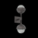 Cabochon Double Sconce (1289|IDB0093-02-GP-S-L3-MS)