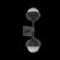Cabochon Double Sconce (1289|IDB0093-02-FB-S-L1-BM)