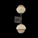 Cabochon Double Sconce (1289|IDB0093-02-FB-B-L3-TR)
