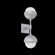 Cabochon Double Sconce (1289|IDB0093-02-CS-WL-L3-MS)