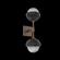 Cabochon Double Sconce (1289|IDB0093-02-BB-S-L3-BM)