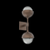 Cabochon Double Sconce (1289|IDB0093-02-BB-S-L3-MS)
