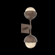 Cabochon Double Sconce (1289|IDB0093-02-BB-A-L1-MS)