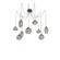 Misto Round 9pc Swag Multi-Pendant (1289|SCB0048-09-MB-OS-C01-E2)