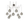 Terra Round 9pc Swag Multi-Pendant (1289|SCB0047-09-FB-OS-C01-E2)