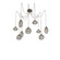 Misto Round 9pc Swag Multi-Pendant (1289|SCB0048-09-FB-OS-C01-E2)