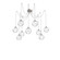 Terra Round 9pc Swag Multi-Pendant (1289|SCB0047-09-BS-OC-C01-E2)