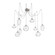 Misto Round 9pc Swag Multi-Pendant (1289|SCB0048-09-BS-OC-C01-E2)