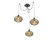 Coppa Round 3pc Swag Multi-Pendant (1289|SCB0036-03-MB-OB-C01-E2)