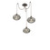 Coppa Round 3pc Swag Multi-Pendant (1289|SCB0036-03-FB-OS-C01-E2)