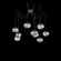 Nova Round 9pc Swag Multi-Pendant (LED) (1289|SCB0068-09-MB-FS-C01-L3)
