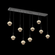 Cabochon Linear 9pc Multi-Pendant (1289|PLB0093-09-MB-B-C01-L3-TR)