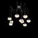 Nova Round 9pc Swag Multi-Pendant (LED) (1289|SCB0068-09-GP-FA-C01-L3)