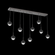 Cabochon Linear 9pc Multi-Pendant (1289|PLB0093-09-GP-C-C01-L3-BM)