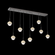 Cabochon Linear 9pc Multi-Pendant (1289|PLB0093-09-GP-WL-C01-L3-TR)