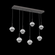 Cabochon Linear 7pc Multi-Pendant (1289|PLB0093-07-GP-S-C01-L3-WM)