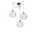 Terra Round 3pc Swag Multi-Pendant (1289|SCB0047-03-MB-OC-C01-E2)