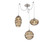 Misto Round 3pc Swag Multi-Pendant (1289|SCB0048-03-BS-OB-C01-E2)