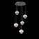 Cabochon Round 5pc Multi-Pendant (1289|CHB0093-05-GP-B-C01-L3-WM)