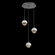 Cabochon Round 3pc Multi-Pendant (1289|CHB0093-03-GP-B-C01-L3-WM)