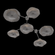 Hub & Spoke - Cumulus - Linear - 6pc (1289|SMB0099-HL-GP-MI-L3)