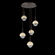 Cabochon Round 5pc Multi-Pendant (1289|CHB0093-05-FB-S-C01-L3-TR)