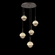 Cabochon Round 5pc Multi-Pendant (1289|CHB0093-05-FB-B-C01-L1-TR)