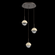 Cabochon Round 3pc Multi-Pendant (1289|CHB0093-03-FB-S-C01-L3-TR)