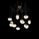 Cosmos Round 12pc Swag Multi-Pendant (Bulb) (1289|SCB0065-12-FB-A-C01-E2)