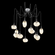 Cosmos Round 12pc Swag Multi-Pendant (Bulb) (1289|SCB0065-12-CS-A-C01-E2)