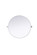 Metal Frame Round Mirror D30'' Silver (758|MR6G30SIL)