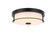 Kolson 12 inch LED Flush Mount in Black (758|LD304F12BK)