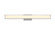 Aden 31 inch LED Wall Sconce in Chrome (758|LD301W31C)