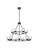 Pendant Light D36''+26'' G9 Lt15 40W Black (758|5100L236BK)