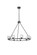 Cadence 36 inch Chandelier in Black (758|5100D36BK)