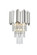 Wall Sconce W12''H18''L2 Chrome (758|3400W12C)
