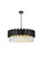 Willow 32 inch Chandelier in Black (758|3400D32BK)