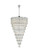 Josephine 41 inch Rectangular Chandelier in Chrome (758|1060SR41C)