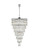 Pendant D32''H54''L41 Chrome (758|1060SR32C)