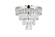 Josephine 18 inch Flush Mount in Chrome (758|1060F18C)