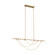 Aryas 48-in Vintage Brass LED Linear Pendant (7713|LP317448VB-UNV)