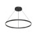 Cerchio 36-in Black LED Pendant (461|PD87736-BK-UNV-010)