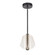 Mulberry 11-in Black/Light Guide LED Pendant (461|PD62511-BK/LG-UNV)